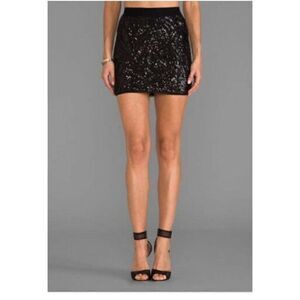 𝅺nwt BCBGMaxazria S PAXTON Sequin Skirt Pull On